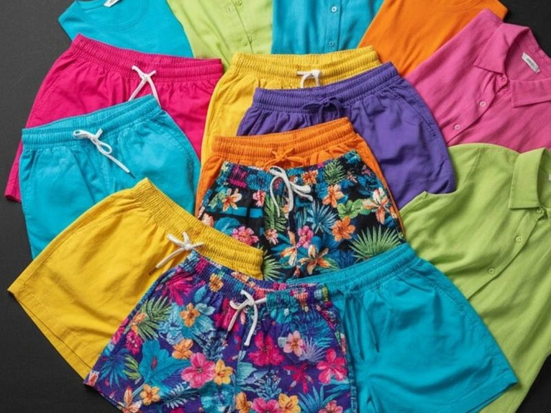 Shorts and summer apparel production cost analysis in Turkey with fabric selection, construction techniques, and volume pricing